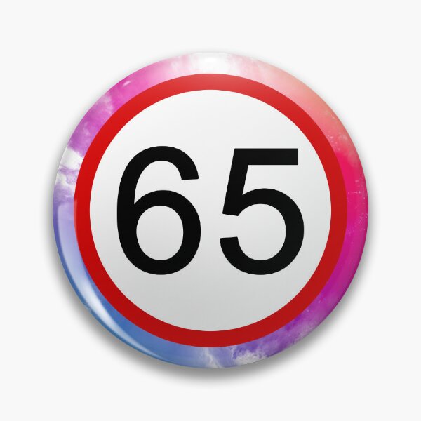 Item preview, Speed Limit 65, Road Sign, Age Sign, Novelty Sign, Rainbow  designed and sold by AASparksDesigns.