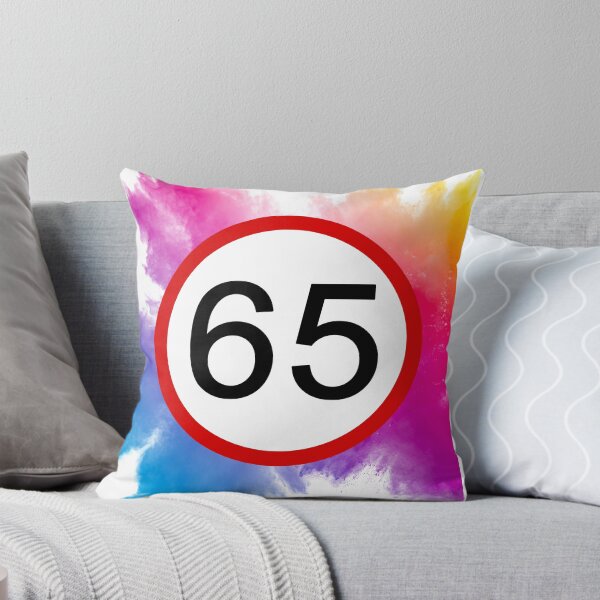 Item preview, Speed Limit 65, Road Sign, Age Sign, Novelty Sign, Rainbow  designed and sold by AASparksDesigns.