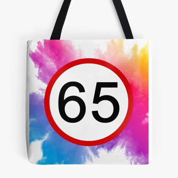 Item preview, Speed Limit 65, Road Sign, Age Sign, Novelty Sign, Rainbow  designed and sold by AASparksDesigns.