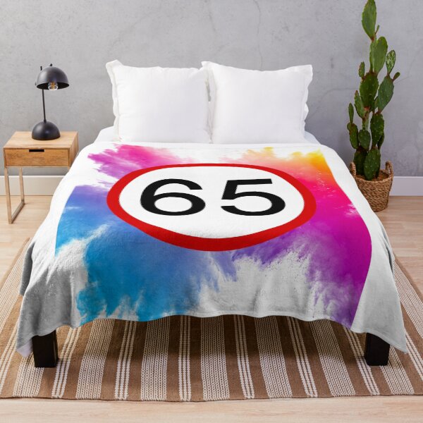 Item preview, Speed Limit 65, Road Sign, Age Sign, Novelty Sign, Rainbow  designed and sold by AASparksDesigns.