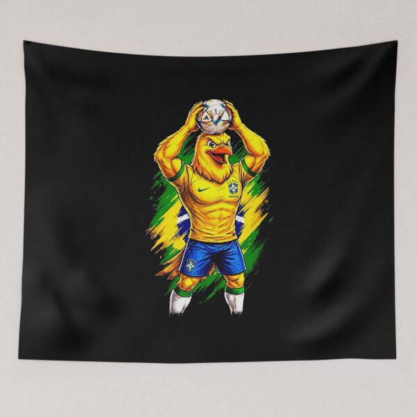 Item preview, Brazil Mascot World Cup 2026 Football Power designed and sold by Not Hugo.