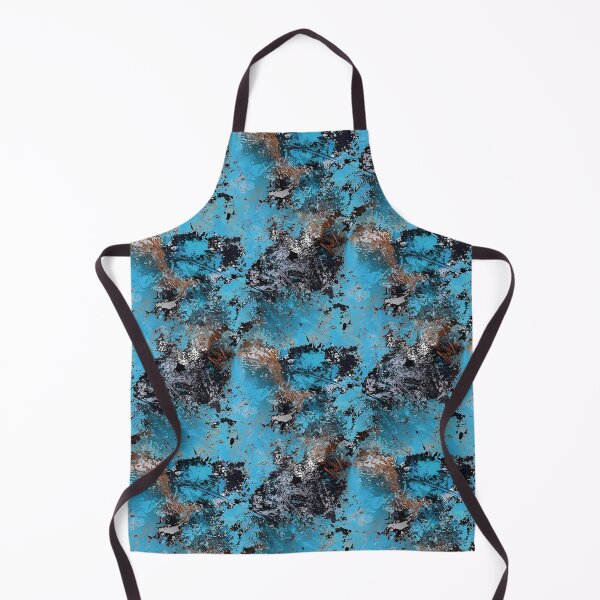 Item preview, Rustic Textured Gunge Abstract in Blue designed and sold by Artistestella.