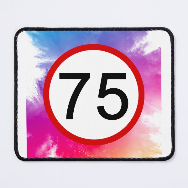 Item preview, Speed Limit 75, Road Sign, Age Sign, Novelty Sign, Rainbow  designed and sold by AASparksDesigns.