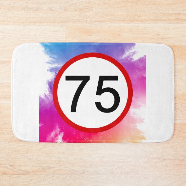 Item preview, Speed Limit 75, Road Sign, Age Sign, Novelty Sign, Rainbow  designed and sold by AASparksDesigns.