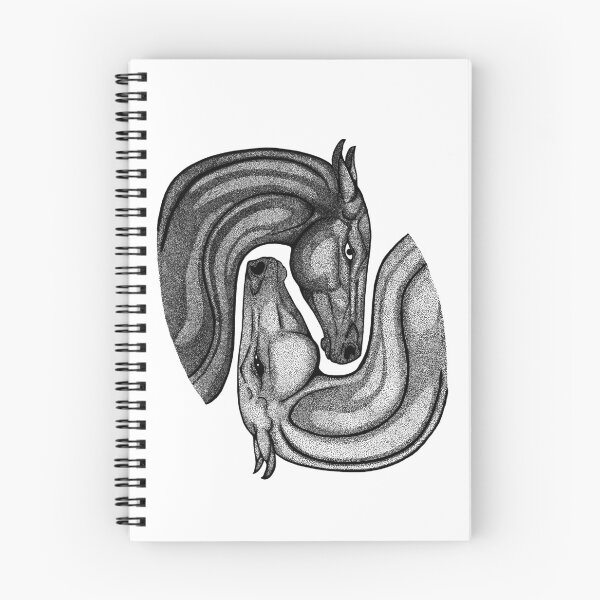 Item preview, Akhal Teke Yin Yang designed and sold by Mercedes Yrayzoz.