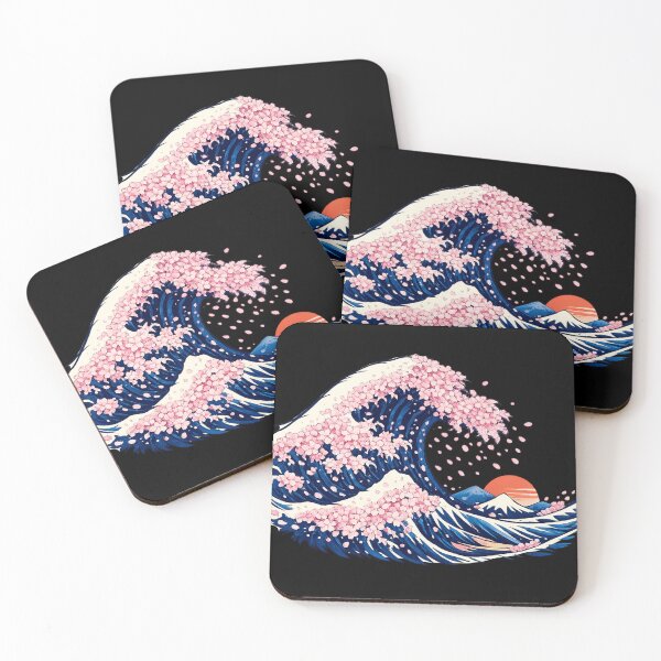 Item preview,  Modern Ukiyo-e Inspired Sakura Wave Design designed and sold by maaameee.