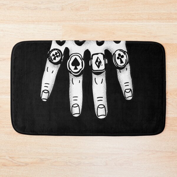 Item preview, Finger Rings with Playing Card Symbols Tattoo Art designed and sold by AuraLoft.