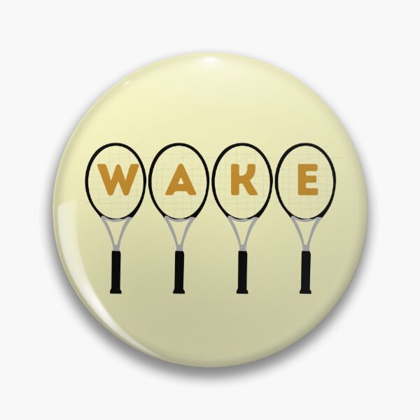 Item preview, Wake Forest Demon Deacon fan art Preppy Tennis designed and sold by seaysaltcreates.
