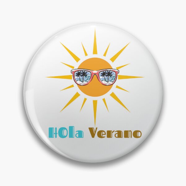 Item preview, Hola Verano Sun with Sunglasses Tropical Beach Design | Summer Vibes Spanish Quote | Vacation Aesthetic designed and sold by Aura Design.