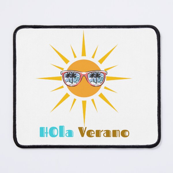 Item preview, Hola Verano Sun with Sunglasses Tropical Beach Design | Summer Vibes Spanish Quote | Vacation Aesthetic designed and sold by Aura Design.