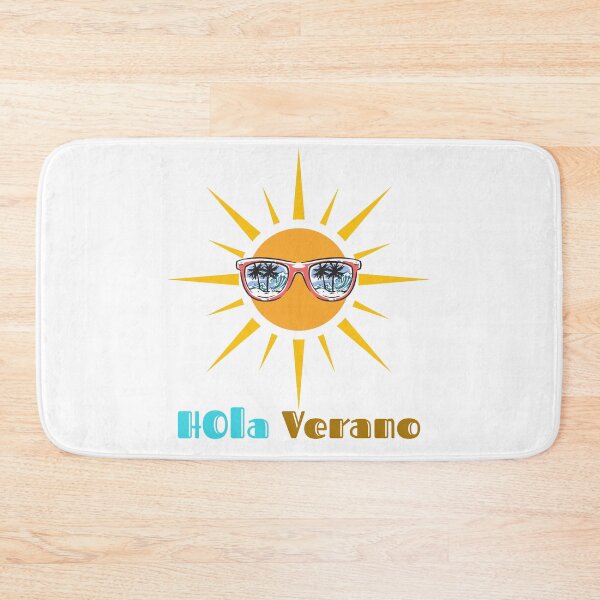 Item preview, Hola Verano Sun with Sunglasses Tropical Beach Design | Summer Vibes Spanish Quote | Vacation Aesthetic designed and sold by Aura Design.