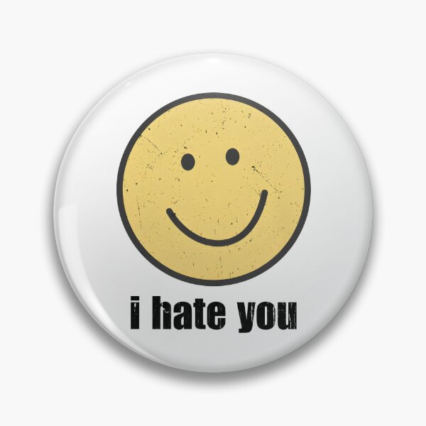 Item preview, I Hate You Smile Face designed and sold by stevieroqers.