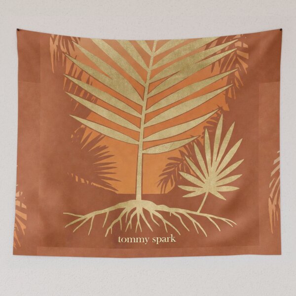 Item preview, Terracotta Sunset Palm Glow designed and sold by TommySpark.
