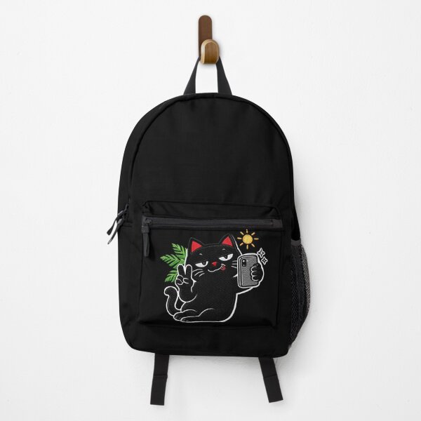 Item preview, Selfie black Cat | Cute Tropical Summer Design designed and sold by ColorSplash123.