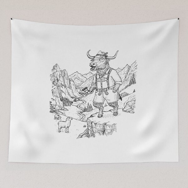 Item preview, Alpine Yodeler: The Yak of the High Peaks designed and sold by wbhny.