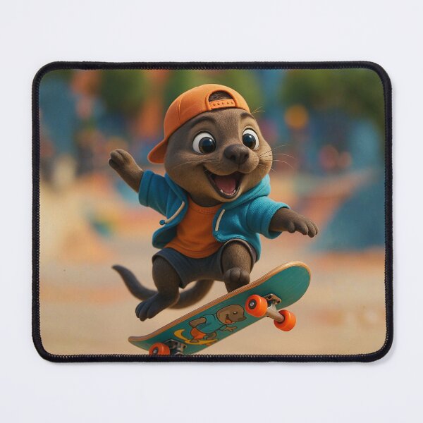 Item preview, Skater Sea Lion designed and sold by Sillytoe.