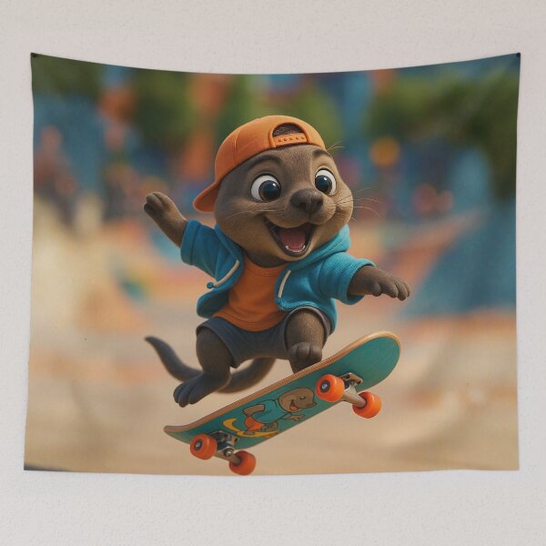 Item preview, Skater Sea Lion designed and sold by Sillytoe.