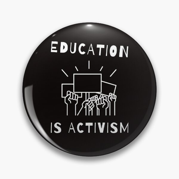 Item preview, Education Is Activism – Minimalist Protest Statement Shirt designed and sold by DoodleDarling.
