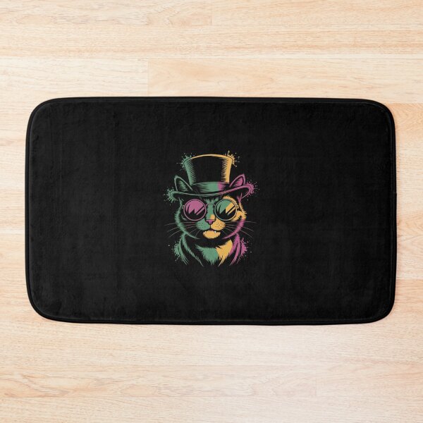 Item preview, Mardi Gras Cat With Hat And Glasses Men Women Kids designed and sold by Rrettgison.
