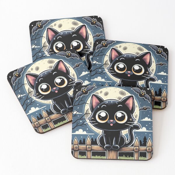 Item preview, BLACK CAT MOON designed and sold by GMICHAELSF.