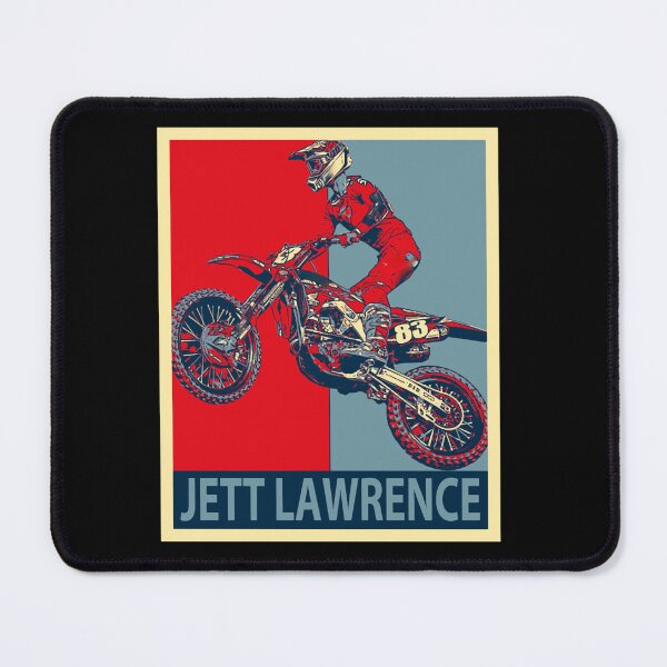 Item preview, Jett Lawrence Motocross Retro Poster Tee designed and sold by FroggyBaBoy.