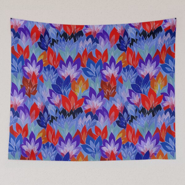 Item preview, Bold Scandinavian Floral Pattern | Retro Marimekko Style | Colorful Modern Flower Design designed and sold by CraftedHome.
