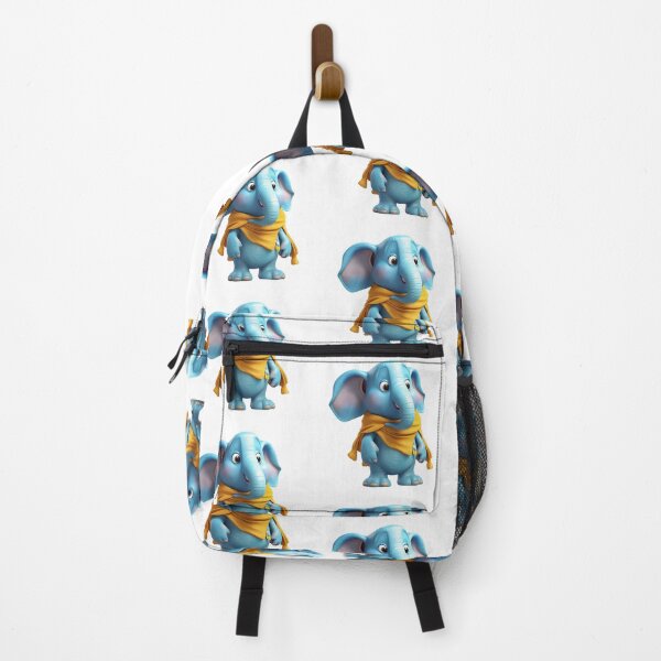 Item preview, Blue Elephant with Golden Scarf designed and sold by Sillytoe.