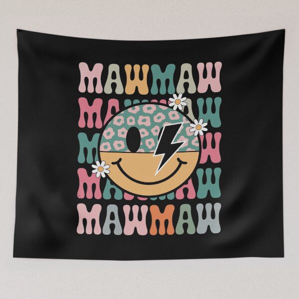 Item preview, Groovy Mawmaw Leopard Smile Face Grandma Life Mother's Day designed and sold by Rrettgison.