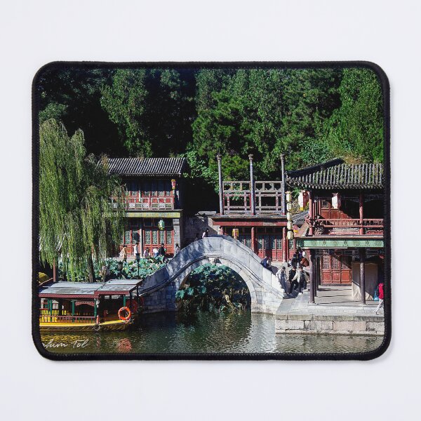 Item preview, Chinese Temple Lakeside Street Photography designed and sold by DrTol.