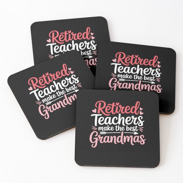 Item preview, Retired Teachers Make The Best Grandmas Educator Grandmother Retirement designed and sold by CORJIDOG-ART.