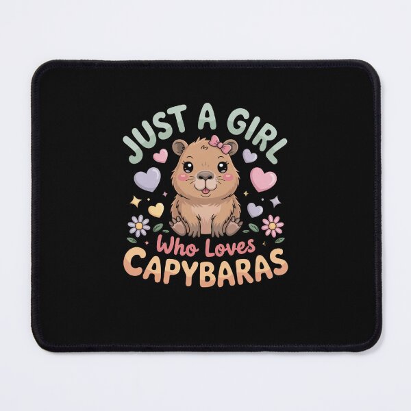 Item preview, Just A Girl Who Loves Capybaras Cute Animal Lover Female designed and sold by CORJIDOG-ART.