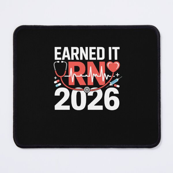 Item preview, Earned It RN 2026 Registered Nurse Graduation Nursing Student Future Nurse designed and sold by CORJIDOG-ART.