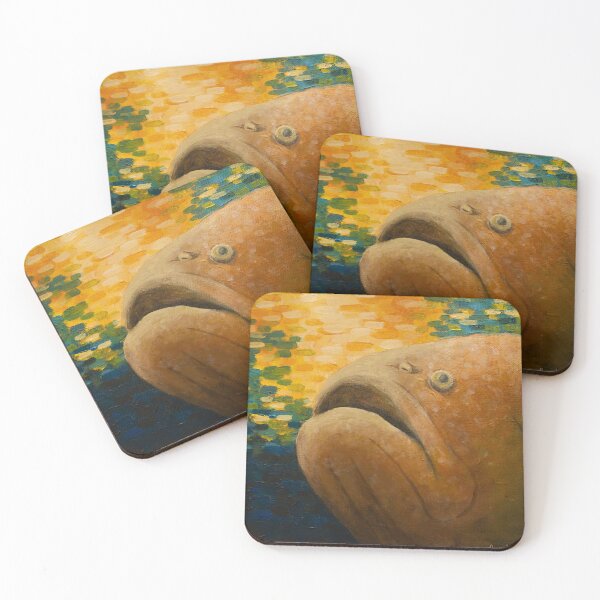 Item preview, Giant Grouper (Acrylic Painting) designed and sold by AnnaisHungry.