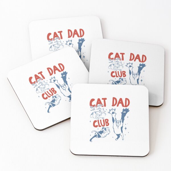 Item preview, cat dad club life is better with cats father's day cat dad designed and sold by KatrinaClyburn.