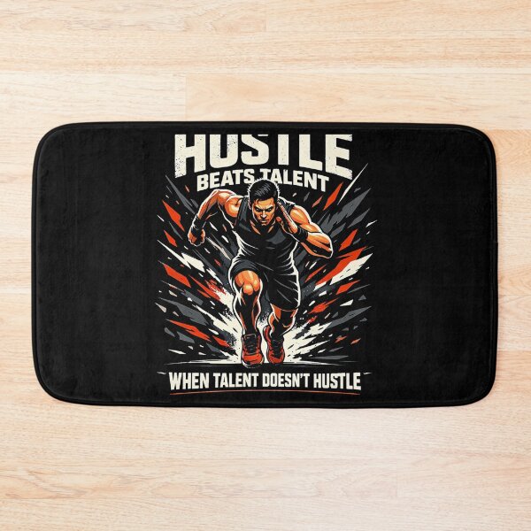 Item preview, aggressive workout mindset distressed typography fitness enthusiast poster designed and sold by SoulFlex.