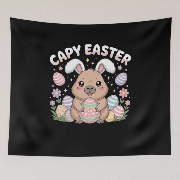Item preview, Capy Easter Capybara Animal Lover Easter Holiday designed and sold by CORJIDOG-ART.
