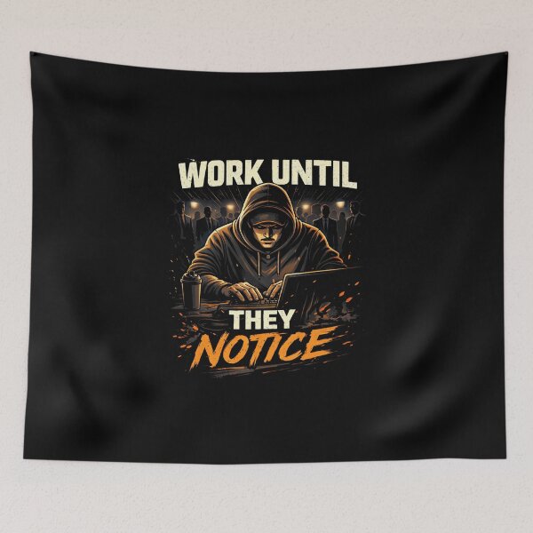 Item preview, hacker programmer coding motivation dark grunge laptop decor designed and sold by SoulFlex.