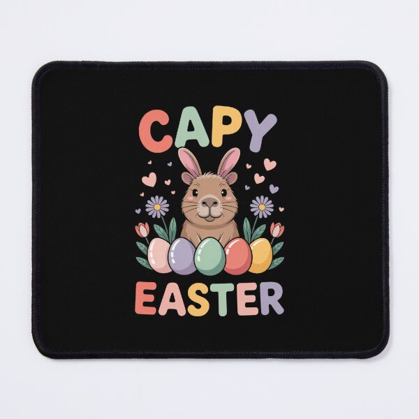 Item preview, Capy Easter Bunny Rabbit Eggs Spring Holiday Family Kids designed and sold by CORJIDOG-ART.