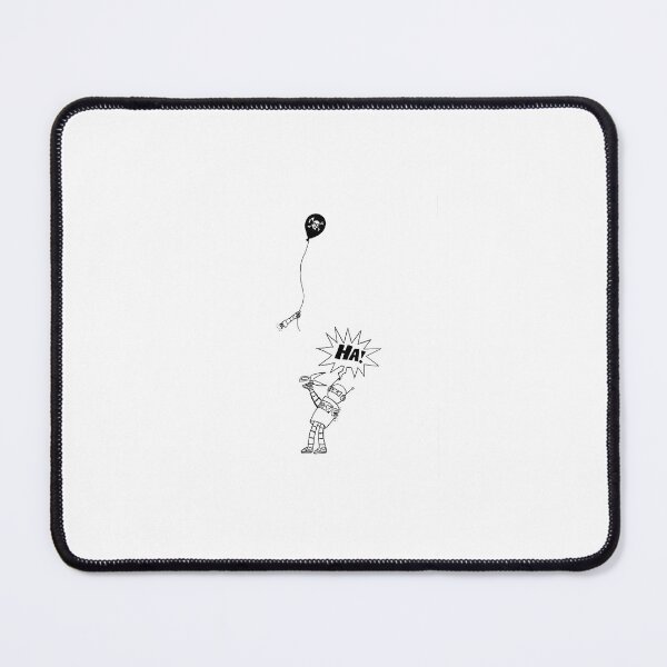 Item preview, Laughing Robot with Skull Balloon - Mischievous Cartoon Sticker designed and sold by Obscure Caliber.