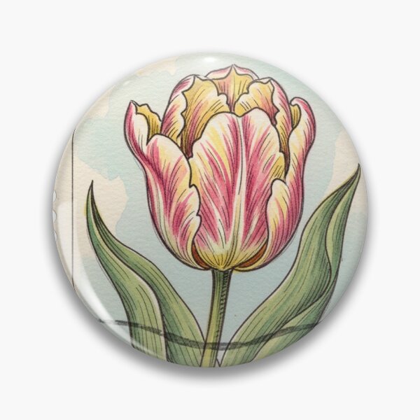 Item preview, Tulip Vintage postage Stamp designed and sold by bloom-moon.