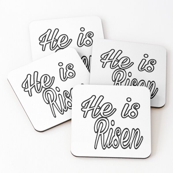 Item preview, He is Risen | Church Backdrop Sign Easter Decor designed and sold by WavesOnOcéano.