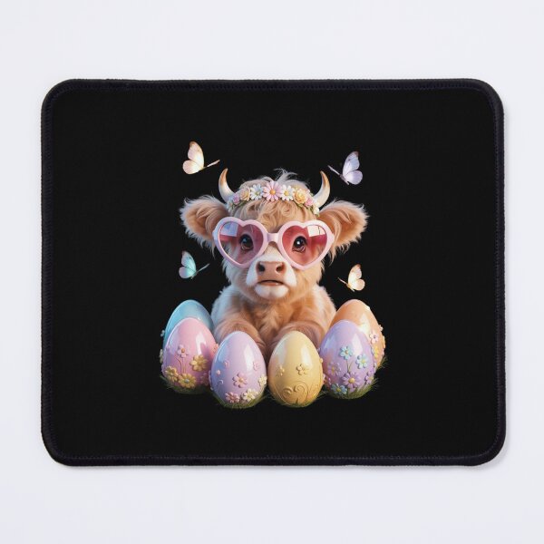 Item preview, Happy Easter Highland Cow Heifer Easter Day Farmer Cowgirl designed and sold by CORJIDOG-ART.