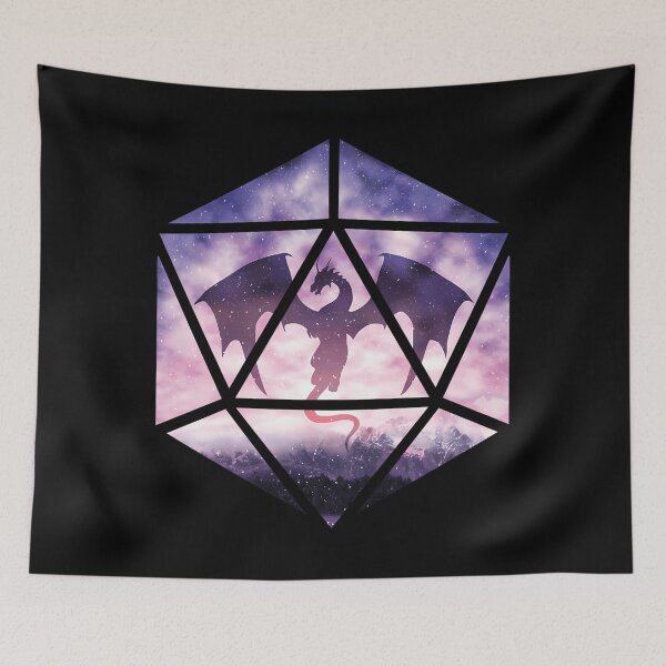 Item preview, Purple Sky Dragon D20 designed and sold by bruxdofani9.