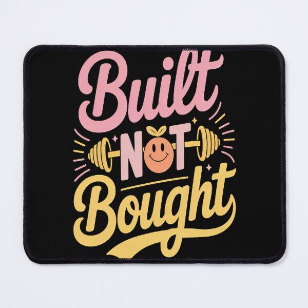 Item preview, Built Not Bought Workout Pump Cover Gym Weightlifting designed and sold by LacostCarl.