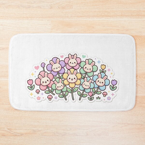 Item preview, Cute Bunnys as Flowers  designed and sold by Eart98.