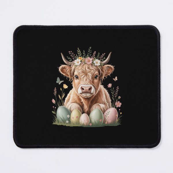 Item preview, Happy Easter Highland Cow Heifer Easter Day Farmer Cowgirl designed and sold by CORJIDOG-ART.