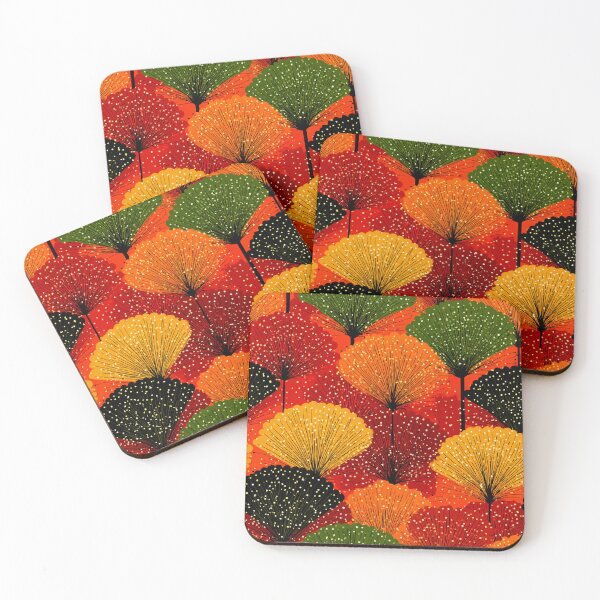 Item preview, Bold Retro Fan Pattern | Japanese Inspired Floral | Mid Century Modern Abstract Botanical designed and sold by CraftedHome.
