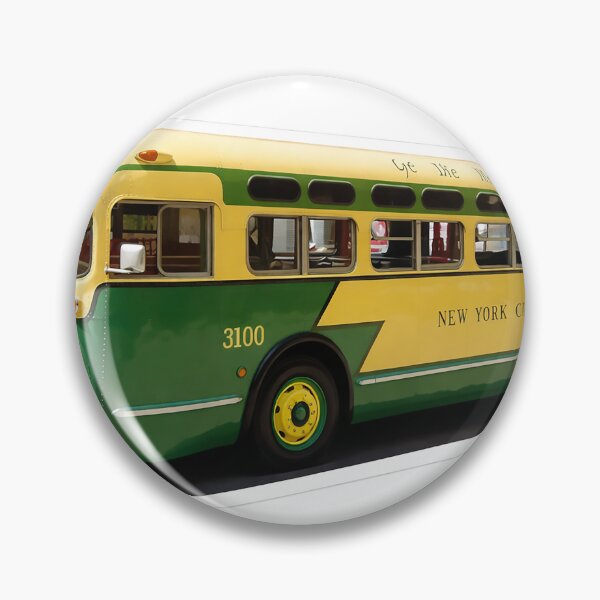 Item preview, Vintage New York City Transit Bus designed and sold by PIXEL POP DESIGNS - Beyond the Norm!.