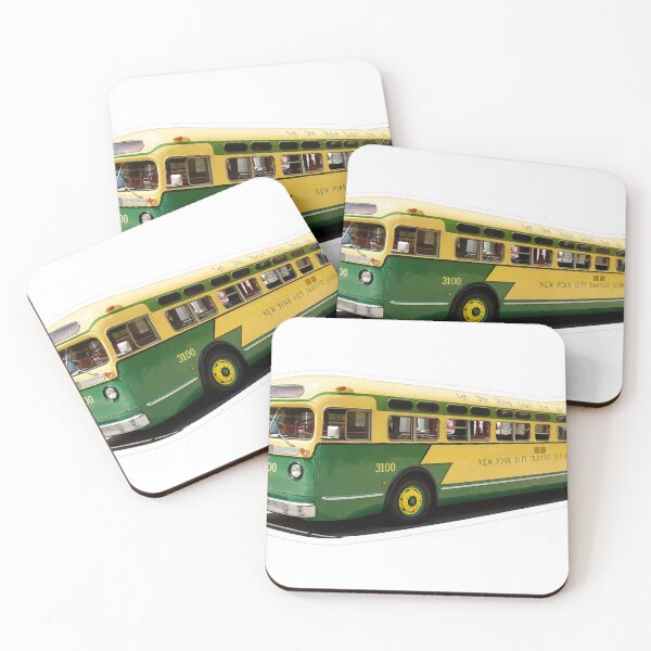 Item preview, Vintage New York City Transit Bus designed and sold by PIXEL POP DESIGNS - Beyond the Norm!.