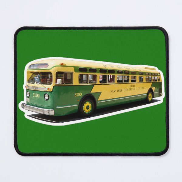 Item preview, Vintage New York City Transit Bus designed and sold by PIXEL POP DESIGNS - Beyond the Norm!.